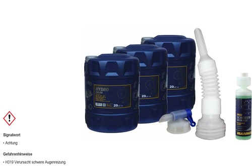 60l mannol hydrauliköl - 60l, hydro