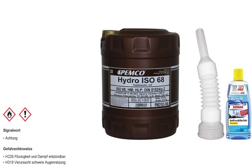 10l pemco hydrauliköl iso - 10l,