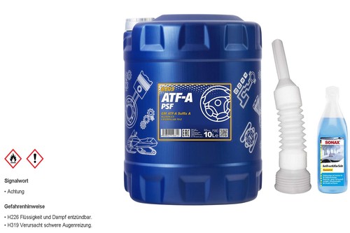 10l mannol hydrauliköl - hydrauliköl, atf-a